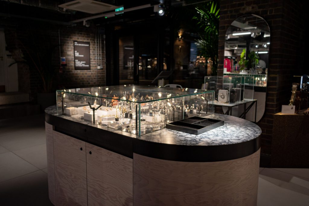 Ille Lan Jewellery stand in Wolf and Badger London